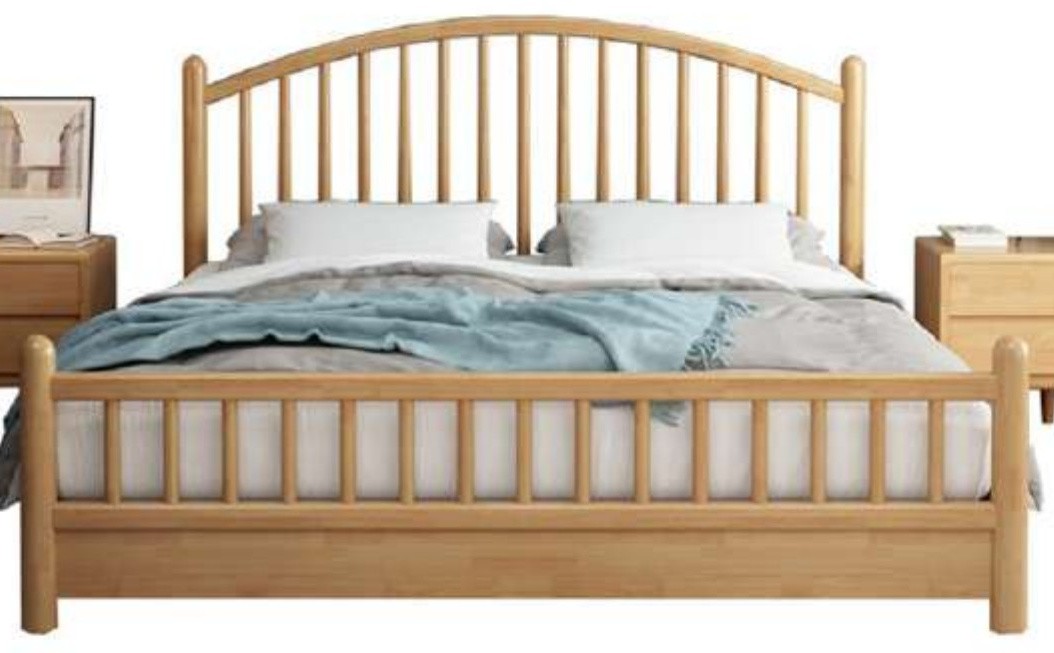 LY108 Spindle Wood Bed